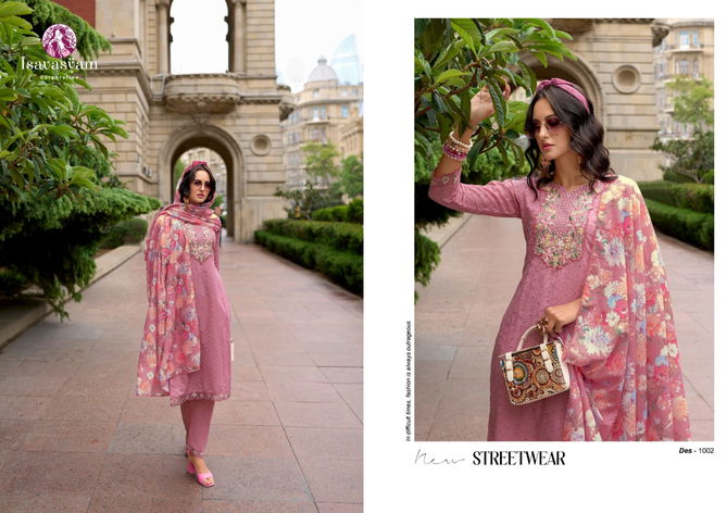 Aysel By Isavasyam Chikan work Designer Kurti With Bottom Dupatta Wholesale Online